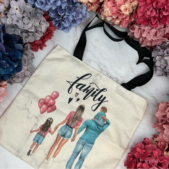 Eco-Friendly Family of Four Folding Tote Bag - Picture 5 of 16